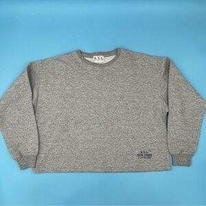 Vintage New York Laundry Long Sleeve Crop Top